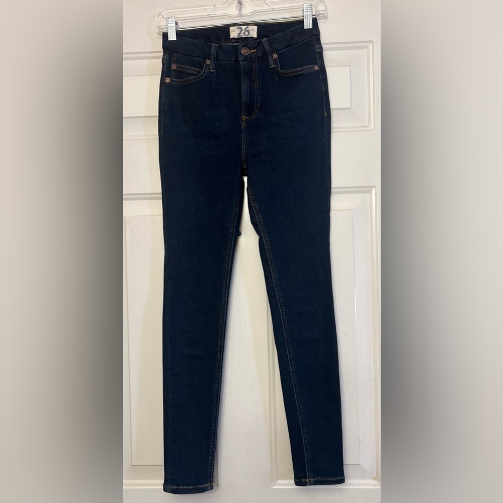 ✨ Free People - We The Free Dark Wash Skinny Jeans - Size 26